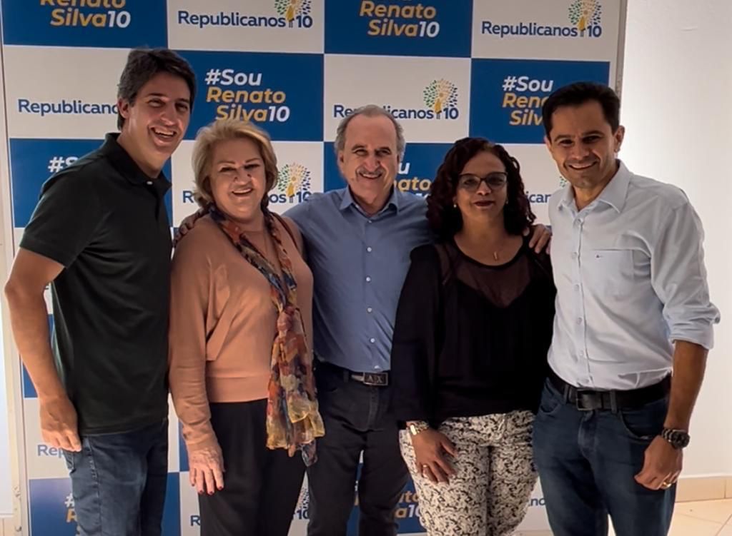 Valdemar B. Jorge, Dona Ódina, Renato Silva, Beth Leal e Marcio Pacheco.