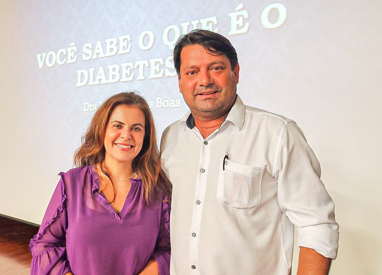 Dra. Marise Vilas Boas e o prefeito Elcio Jaime